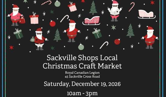 Sackville Shops Local Christmas Craft Market