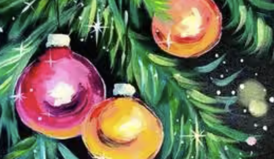 Paint Nite: Shine Bright Christmas