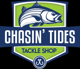 Chasin' Tides Tackle Shop logo